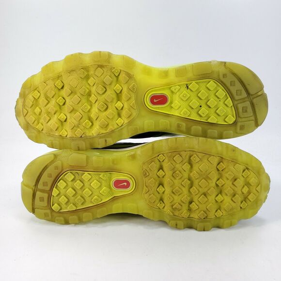 Nike Air Max 2012 Athletic Lace Up Shoe Youth Boys Size 7 488122-300 Yellow Gray - Picture 7 of 9